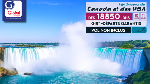 Voyage de 11 jours au Canada et aux États-Unis
